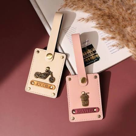 Leather Luggage Tag - Set of 2